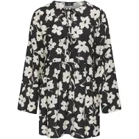 ONLY Robe 'JDYSilas' noir / blanc cassé