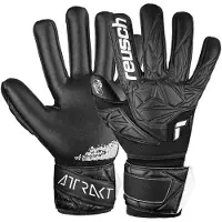 Reusch Gants de sport 'Attrakt Gold NC Finger Support' noir / blanc