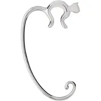 Alessi - Accroche sac argenté en acier Mistigri - Multicolore