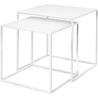 Blomus Table de Bout Blomus Fera White (Lot de 2)