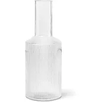 Ferm Living Ripple Carafe Clear