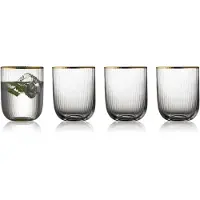 Lyngby Glas Verre Tumbler Lyngby Glas Palermo Gold 350 ml (4-delig)
