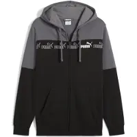Puma Veste de survêtement 'Around The Block' gris / graphite / blanc