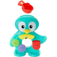 Infantino Penguin Bath Toy Vert