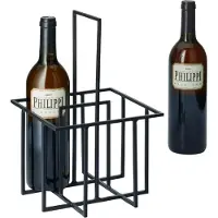 Philippi Panier de transport de bouteilles CUBO, Organisateurs de cuisine, Noir