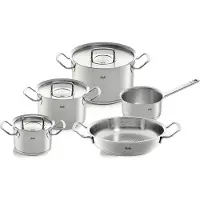 Fissler Set (KT16/20/24 STK 16cm o.d. Serviteur 24cm o.d.) 5-pcs.