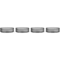 Ferm Living Ferm LivingRipple Bols de service - Lot de 4 Smoked Grey