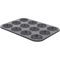 De Buyer Plaque Pour 12 Tartelettes 34x26 En Acier Anti Adhèrent