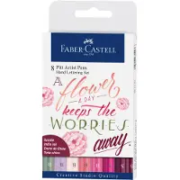 Faber-Castell Fabercastell Pitt 8 Creativ Lettering Case Multicolore