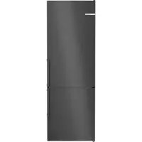 Bosch Série 4 Réfrigérateur-congélateur indépendant avec partie congélation en bas, 203 x 70 cm, inox noir KGN49VXCT