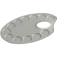 Royal Talens Talens Palet metaal Ovaal 12,6x18,5cm