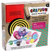 Creafun Kit de loisirs créatifs Pierre Peinture