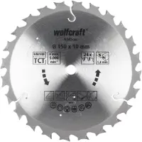 Wolfcraft 1 lame de scie circulaire sans fil HM ø150x10 mm