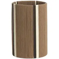 Light & Living Abat-jour Medan - Marron foncé - Ø20cm - Moderne