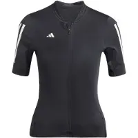 Adidas Tempo 3 Stripes Short Sleeve Jersey Noir M Femme