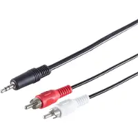 Shiverpeaks S/CONN maximum connectivity Câble jack RCA mâle 3,5mm stéréo vers 2 RCA mâles 15,0m (15 m, Câbles Cinch)