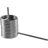 Ich-zapfe Serpentin de refroidissement et d'apaisement de la bière en inox, d14 cm, tourné