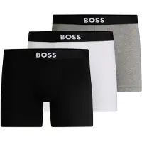 BOSS ONE lot de trois boxers longs avec taille logo