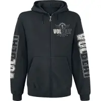 Volbeat Sweat-shirt zippé à capuche de - Servant of the mind - S - 5XL - pour Homme - noir - Taille M