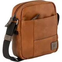 Camel active Sac à bandoulière 'Laos' cognac / gris / noir