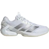 Adidas Chaussure de sport 'Adizero Ubersonic 5' gris foncé / blanc