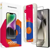 Accezz Protection d'écran en verre trempé avec applicateur pour Samsung Galaxy S25 Ultra
