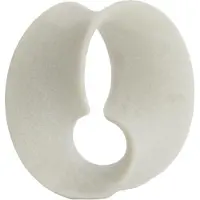 Light & Living Décoration Vodice - Crème - 32 x 16 x 31 cm - Moderne - Plastique