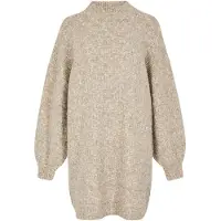 Apricot Robes en maille beige chiné