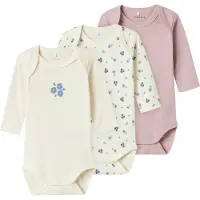 Name it Barboteuse / body crème / bleu / vert / mauve