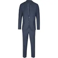 Steffen Klein Costume bleu-gris