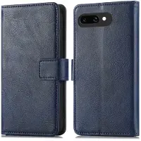 IMoshion Étui de télephone portefeuille de luxe Google Pixel 9A - Bleu foncé