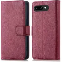 IMoshion Étui de télephone portefeuille de luxe pour Google Pixel 9A - Bordeaux