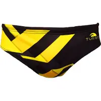 Turbo Garage Swimming Brief Jaune,Noir 5XL Homme