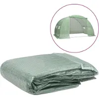 vidaXL Couverture de rechange pour serre (8 m²) 400x200x200 cm vert