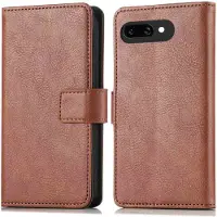 IMoshion Étui de télephone portefeuille de luxe Google Pixel 9A - Marron