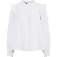 Pieces Chemisier 'VELA' blanc