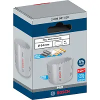 Bosch Accesorios Pro Multi-material Wood Hole Saw 64 Mm Argenté