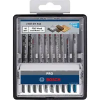 Bosch Professional PRO Wood and Metal Lame pour Scies Sauteuses (10x)