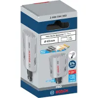 Bosch Pc Plus Wood Hole Saw 43 Mm Argenté