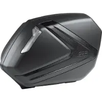 Givi Jeu de valises V37 aspect carbone CARBONE, ROUGE noir