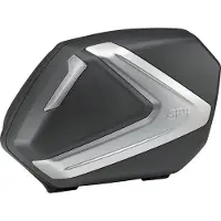 Givi Ensemble de bagages V37 silver optics ARGENTÉ, TRANSPARENT