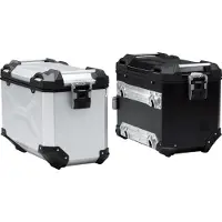 SW-Motech Valise latérale. 45 l. Gauche. Gris anodisé. - Valise latérale. 45 l. Gauche. Gris anodisé.