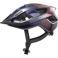 ABUS Casque VTT 94643 - ADURO 3.0 LED PURPLE WAVES L