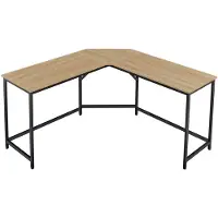 Leobert Bureau Informatique - - Chêne Sonoma - 149 X 149 X 76 Cm