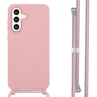 IMoshion Coque en silicone avec cordon pour Samsung Galaxy A56 - Sand Pink