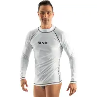 Seac Sub T Sun Long Sleeve Rash Guard Blanc L Homme