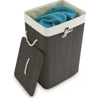 Relaxdays Panier à linge rectangle (83 l)