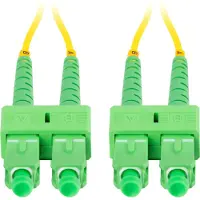 Lanberg 1m mono sc/apc-sc/apc duplex phaser patch cable g657a1 lszh gelb