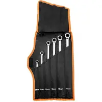 Neo Tools Jeu de 6 clés mixtes longues à cliquet - 8-19 mm