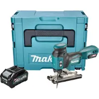 Makita JV 001 GM101 Scie sauteuse sans fil 40 V max. 135 mm Brushless + 1x batterie 4,0 Ah + Makpac - sans chargeur